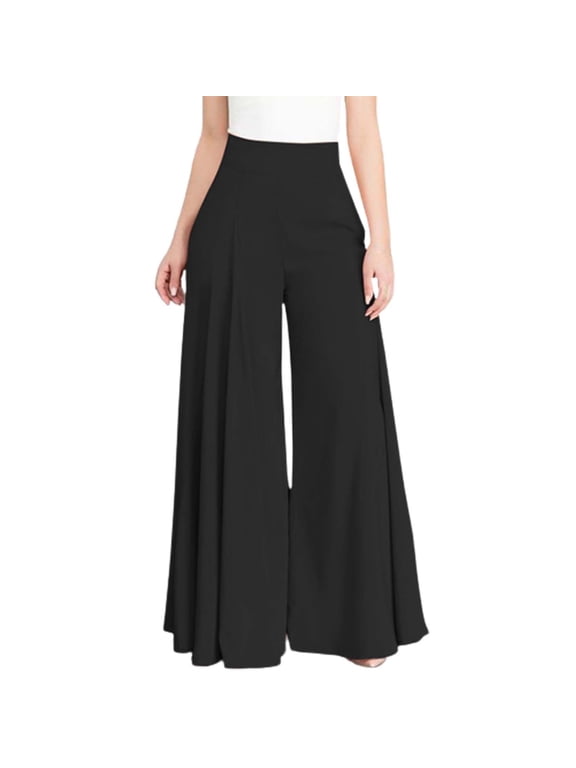 Pants for Women Casual Fall Pants for Women Snow Day Linen Summer Trouser Fashion Business Wear 70s Sweat Casual Petite Work Slack Black M