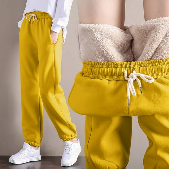 Pants for Women Casual Pants Yellow Work Pants Women Comfy Pants Women High Waisted Pants Women Summer Pants