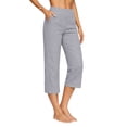 thumbnail image 1 of Pants for Women Casual Work Stretchy Slim Fit Trousers Office Slacks with Pockets, 1 of 6