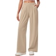 thumbnail image 1 of Pants for Women Casual Work Stretchy Slim Fit Trousers Office Slacks with Pockets, 1 of 5