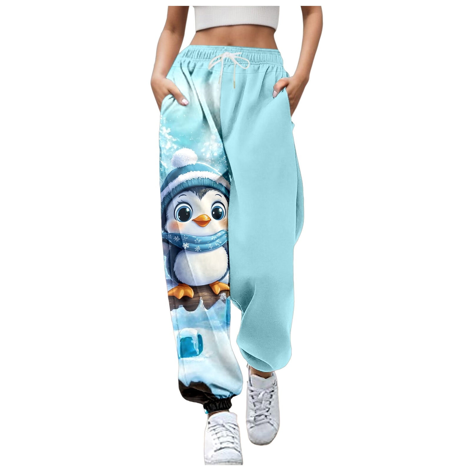Pants for Women Christmas Santa Durable Stretchy Comfortable Daily Trendy  Pink Dress Pants Sizes L - Walmart.com