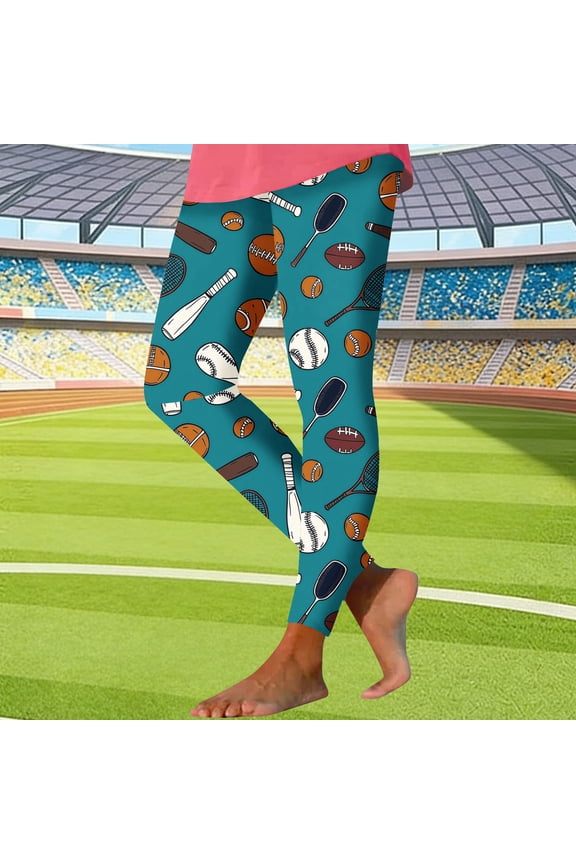 Pants for Women High Waist Yoga Heart Printed Long Yoga Pant Running Loose Pants