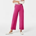 thumbnail image 1 of Women's High Rise Straight Leg Jeans - Loose Fit Wide Leg Cropped Denim Pants with Pockets Casual Trouser Jeans in Red, Pink and More, 1 of 9