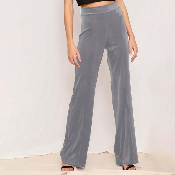 Pants for Women Pants for Women Casual Grey Womens Pants Comfy Pants Women Work High Waisted Pants with Pockets Summer Pants