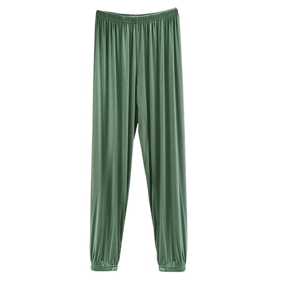 Pants for Women Plus Size Four Season Casual Solid Color Drawstring Loose Home Clothes Pants