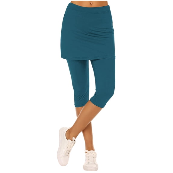 Pants for Women Plus Size Skorts Summer Vacation Two Piece Underpants Skirt Sports Yoga Pants Skorts