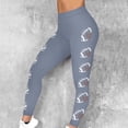 thumbnail image 1 of Pants for Women Sports Fitness Pants Solid Color Leggings Casual Tight Fitting Yoga Pants Stretch Pants,Womens Pants Dark Gray M, 1 of 6