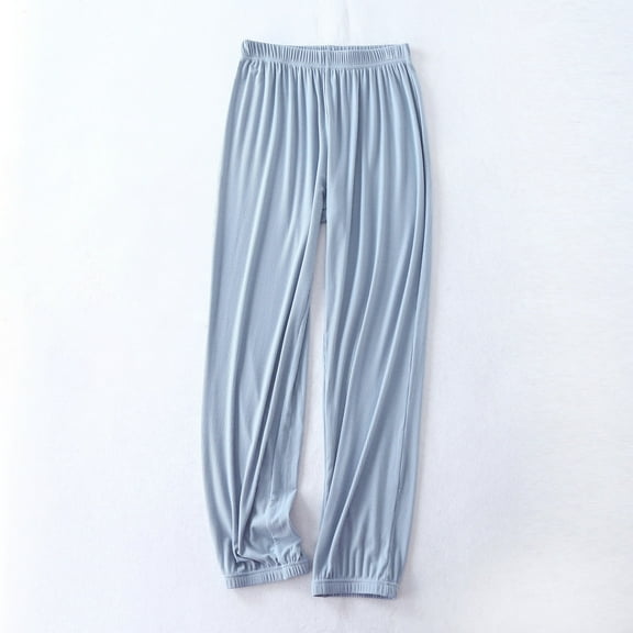 uublik Pants for Women Trendy Blue Pockets Drawstring Running Sweatpants for Women Lounge Workout Jogging