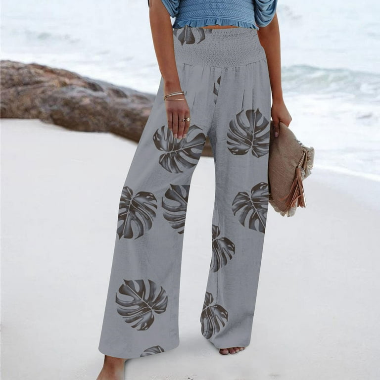https://i5.walmartimages.com/seo/Pants-for-Women-Trendy-Smocked-High-Waist-Wide-Leg-Lounge-Palazzo-Pant-Colorblock-Print-Loose-Foldover-Trousers-Medium-Gray-01_9ed276de-1555-4d73-bd6f-4914e91a36f0.6191b6273f84ead72bb1a248469cf2bf.jpeg?odnHeight=768&odnWidth=768&odnBg=FFFFFF