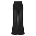 thumbnail image 1 of Pants for Women, Wide Leg Bootcut Jeans for Woman High Waisted Baggy Flare Denim Pants Tummy Control Stretchy Straight Casual Flare Jean, 1 of 5
