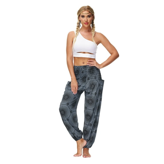 Pants for Women Women's Footwear Casual Loose Sports Yoga Pants European and American Fashion Bloomers
