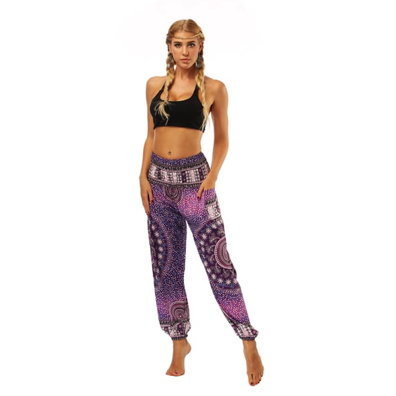 Pants for Women Women's Loose Sports Yoga Pants Casual Beach Bloomers