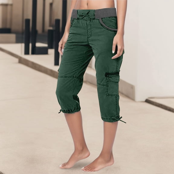 Pants for Women Women's Pants Casual Green Pants Comfy Fit Pants for Women High Waisted Trousers with Pockets Women Fall Pants