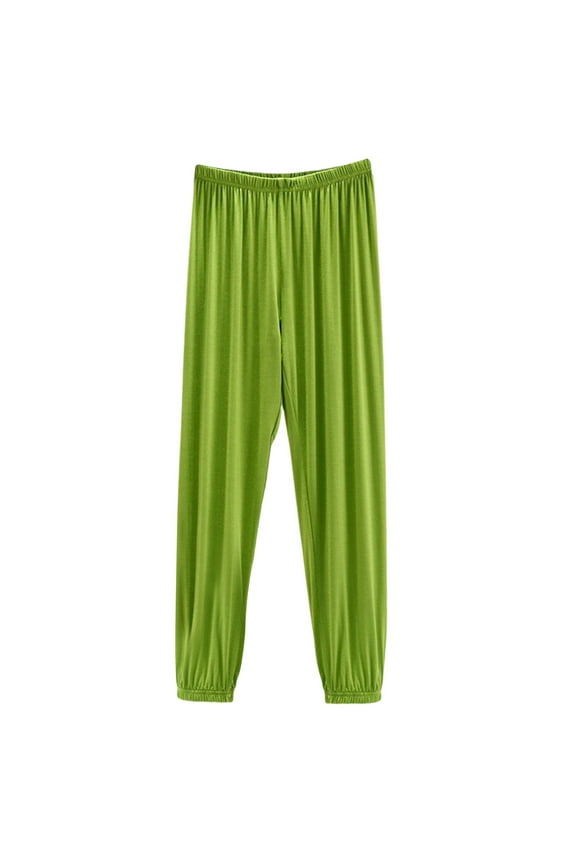 Pants for Women, Women's Yoga Pants Long Modal Comfy Trousers Loose Straight-Leg for Yoga Running Sporting Elastic Waist Soft Lounge Relaxed