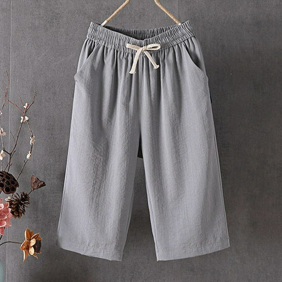 Pants for Women Womens Casual Pants Grey Work Pants for Women Workout Pants Women Loose Fit Womens High Waisted Pants Women Summer Outfits