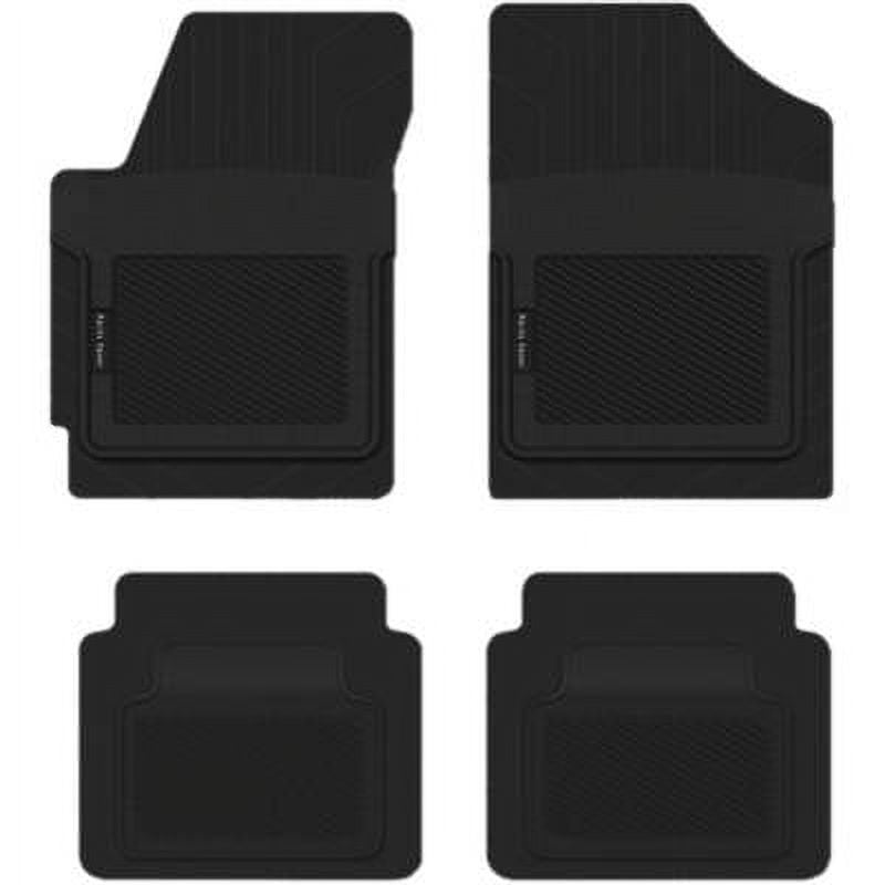 PantsSaver Custom Fit Car Floor Mats for Subaru B9 Tribeca 2011, 4 pc, All Weather Protection for vehicles, Heavy Duty Weather resistant plastic, Black