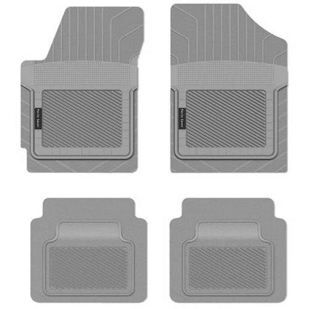 PantsSaver Custom Fit Car Floor Mats for Audi A7 2012, 4 pc, All Weather Protection for vehicles, Heavy Duty Weather resistant plastic, Gray
