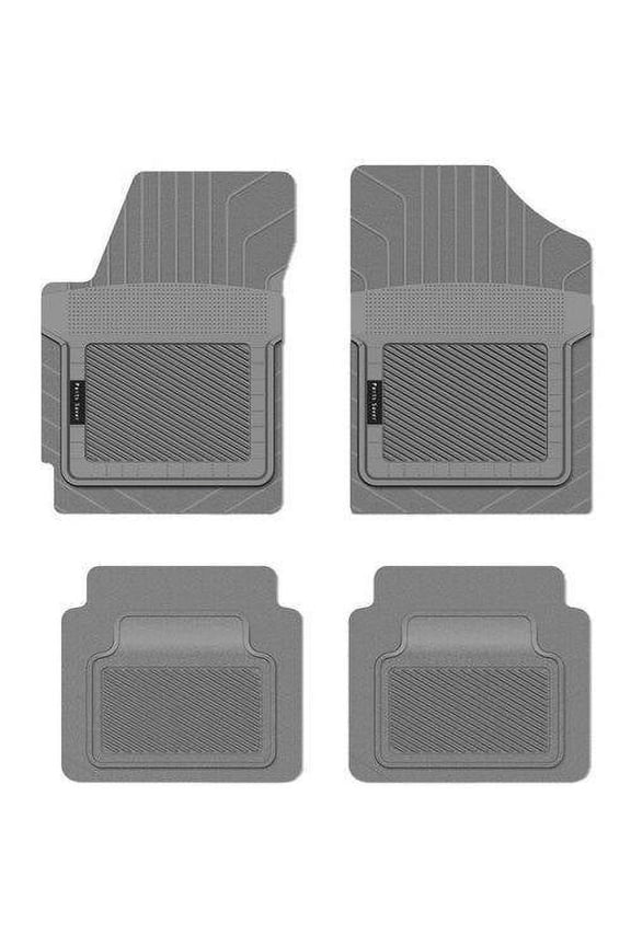 PantsSaver Custom Fit Car Floor Mats for CADILLAC STS 2011, 4 pc, All Weather Protection for vehicles, Heavy Duty WeatherResistant Plastic,Gray