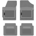 thumbnail image 1 of PantsSaver Custom Fit Car Floor Mats for GMC Yukon XL 2500 2011, 4 pc, All Weather Protection for vehicles, Heavy Duty WeatherResistant Plastic,Gray, 1 of 8