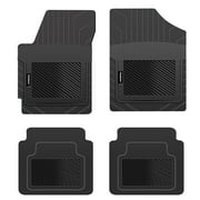 PantsSaver Custom Fit Car Floor Mats for JAGUAR XJL 2018, 4 pc, All Weather Protection for vehicles, Heavy Duty Weather resistant plastic,Black