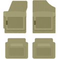 thumbnail image 1 of PantsSaver Custom Fit Car Floor Mats for Lexus IS250 2011, 4 pc, All Weather Protection for vehicles, Heavy Duty Weather resistant plastic,Tan, 1 of 8