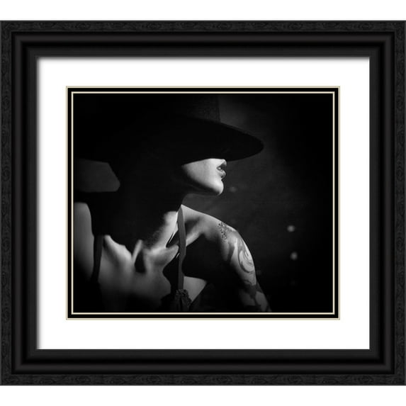 Pantu, Gabriela 23x20 Black Ornate Wood Framed with Double Matting Museum Art Print Titled - Cabaret