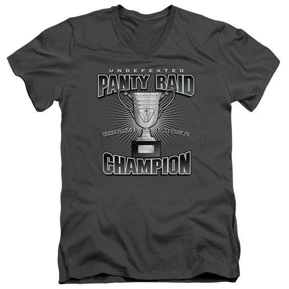 - Panty Raid Champ - Slim Fit V Neck Shirt - X-Large