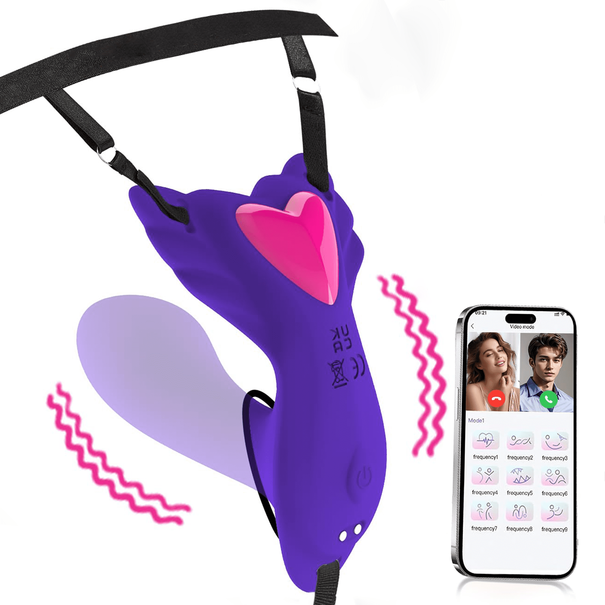 silent panty vibrator AYIYUN APP Remote Control Vibrator Female Sex Toys Bluetooth Wearable Panty  Adult Toy Silicone Mini Stimulator Waterproof Massager with 9 Silent  Vibrating Modes for Women Couples Pleasure main image 1