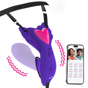 Panty Wearable Vibrator Insert Womens Sex Toys with 9 Vibrations, APP Control Adult Sex Toys for Couples Vibrater, G Spot Butterfly Vibrators Female Sex Toy Sexual Pleasure Tools for Women