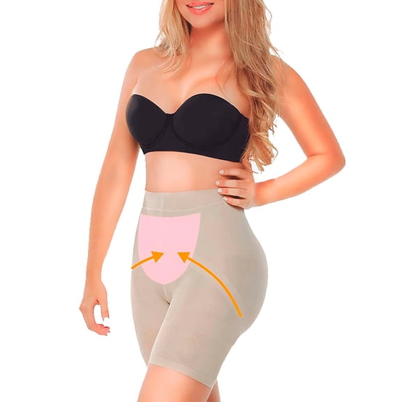 Panty faja invisible termoreductor - Ref 6046 Negro 2XL/40