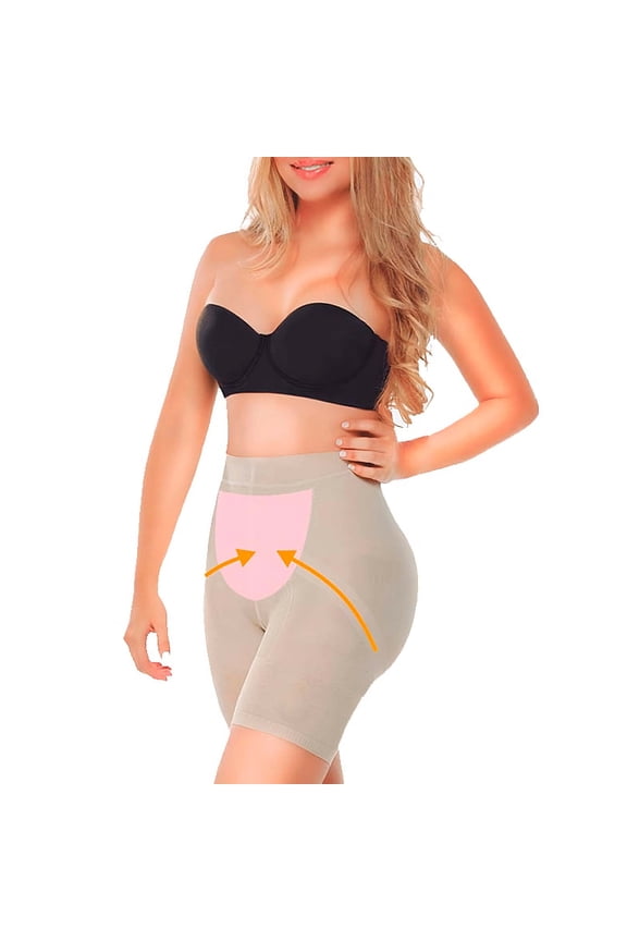 Panty faja invisible termoreductor - Ref 6046 Negro 2XL/40