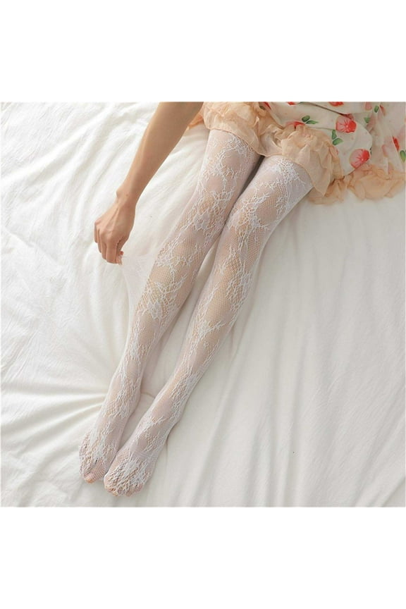 Pantyhose, Women's Pattern Tights, Ribbon Seggings Print Stockings, Artistic Tights for Women, Fashion, Party, Unique Design, Without Underwear Baberdicy, Ideal for Women