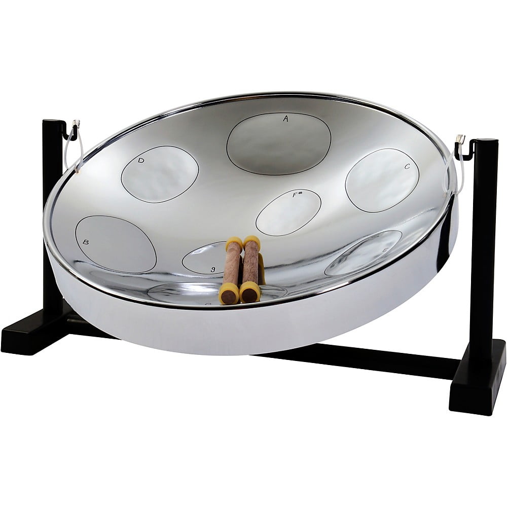 Island Echo Chrome Steel Drum Kit for Classroom Music Joy