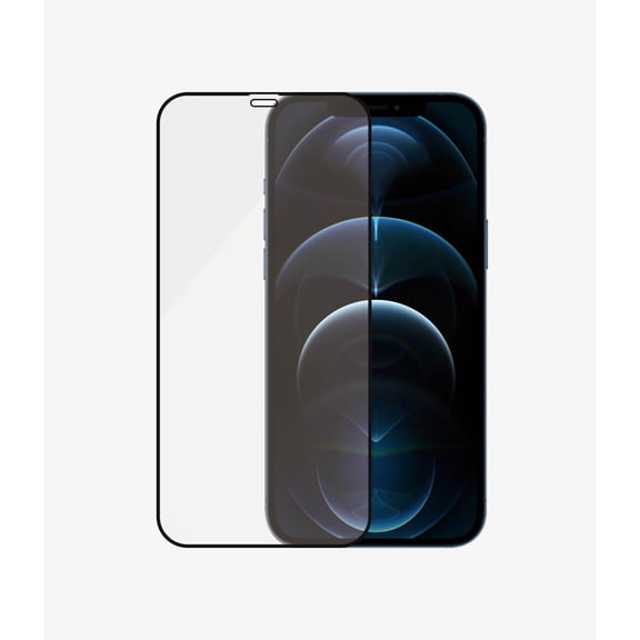 PanzerGlass Edge to Edge Screen Protector for iPhone 12 Pro Max - Black Edge