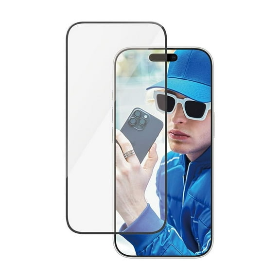 PanzerGlass Ultra Wide Fit Screen Protector voor Apple iPhone 16 Pro 6,3 inch 2024 Rand tot r