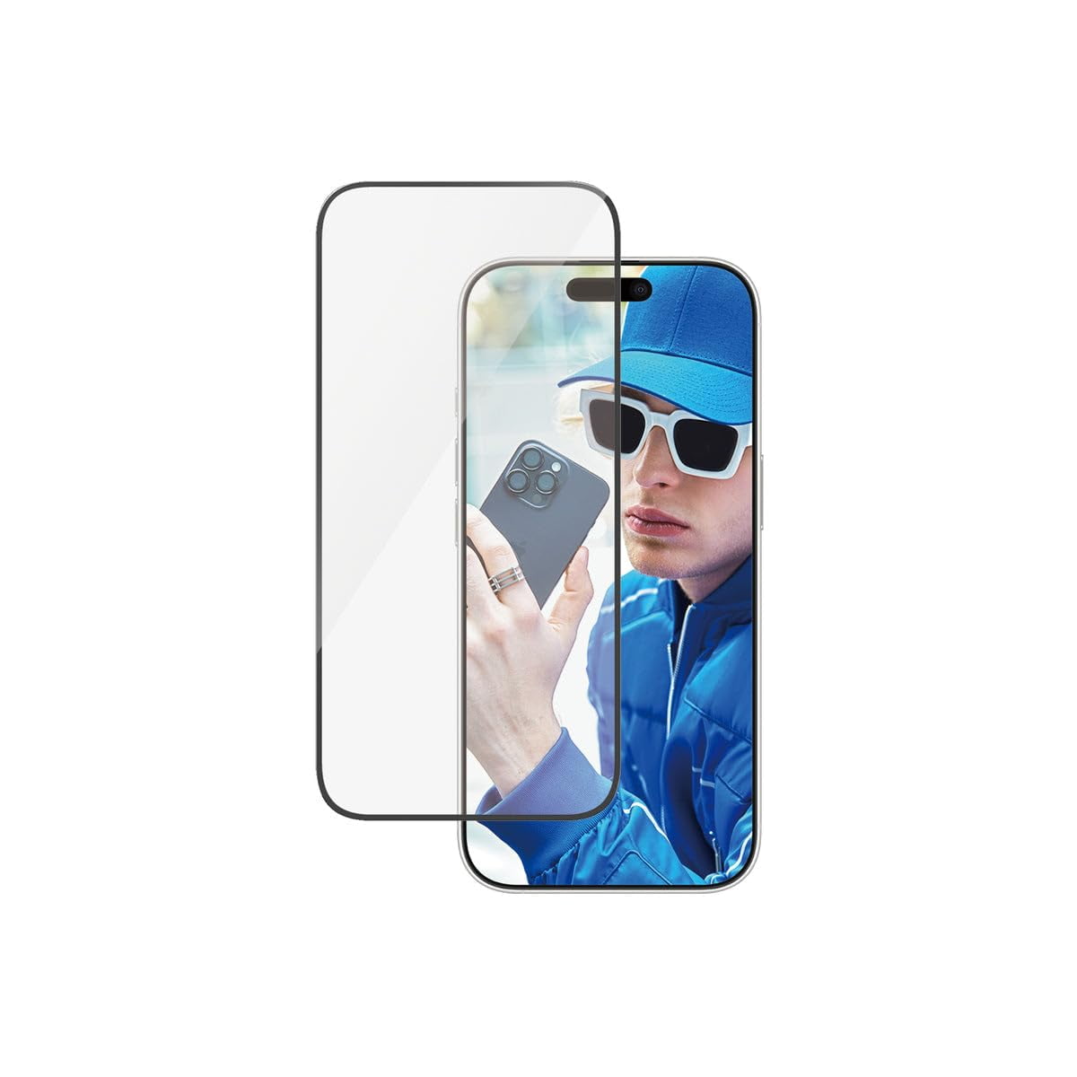 PanzerGlass Ultra Wide Fit Screen Protector voor Apple iPhone 16 Pro 6,3 inch 2024 Rand tot r