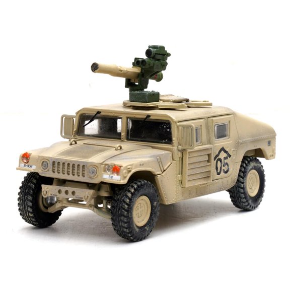 Panzerkampf | 1:64 Scale Military Diecast | M1046 Humvee Tow Missile Carrier | E Troop, 9th Regiment, 2nd Brigade Combat Team, 3rd Infantry Division (Mechanized) Iraq, Spring 2003