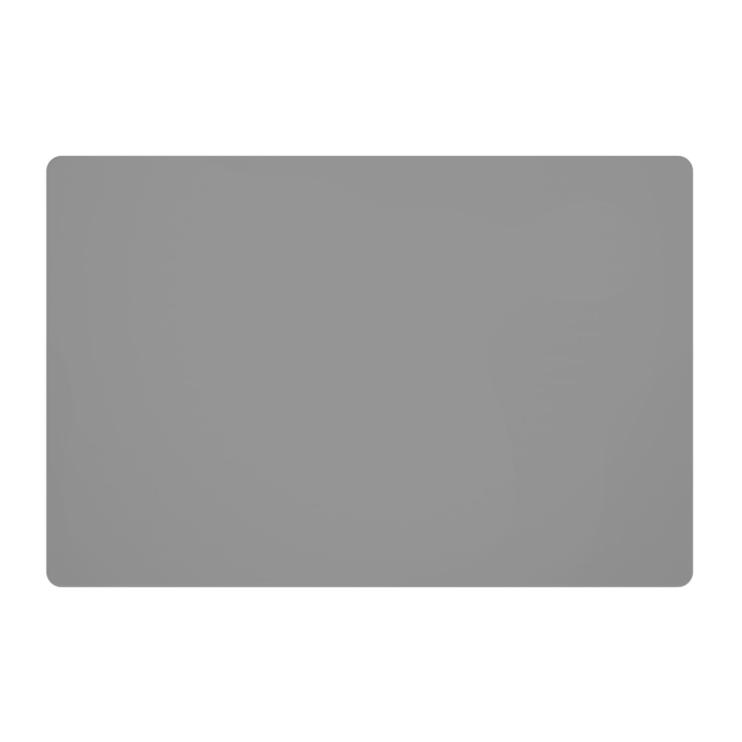 Panzexin 1-Pack Food-Grade Silicone Mats, Non-Slip, Heat-Resistant & Waterproof, 23.6" x 15.7" Table Placemats, Dough Mats- Gray