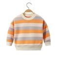 thumbnail image 1 of Paokuoon Kids Fleece Sweatshirt for 1-9T Toddler Padded Pullover,Crew neck,Fall Winter Sweatshirt, 1 of 9