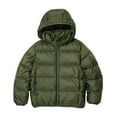 thumbnail image 1 of Paokuoon Kids Puffer Jacket Girls Boys,Lightweight Hooded,Water-Resistant,3-12 Years, 1 of 9