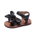 thumbnail image 1 of Paokuoon Little Kids Girls Summer Beach Sandals Breathable Athletic Anti-Slip Walker Crib Shoes with Flower Bowknot, 1 of 10