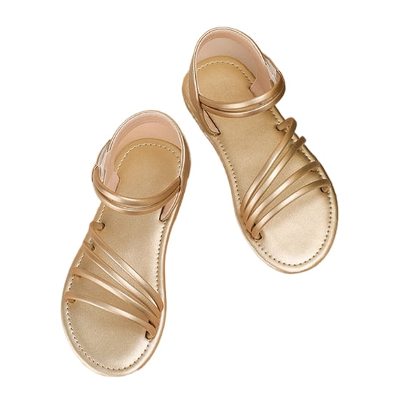 Paokuoon Toddler Summer Sandals Little Kids Girls Outdoor Casual Beach Shoes Walking Shoes