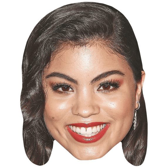 Paola Andino (Smile) Celebrity Mask, Flat Card Face, Fancy Dress Mask