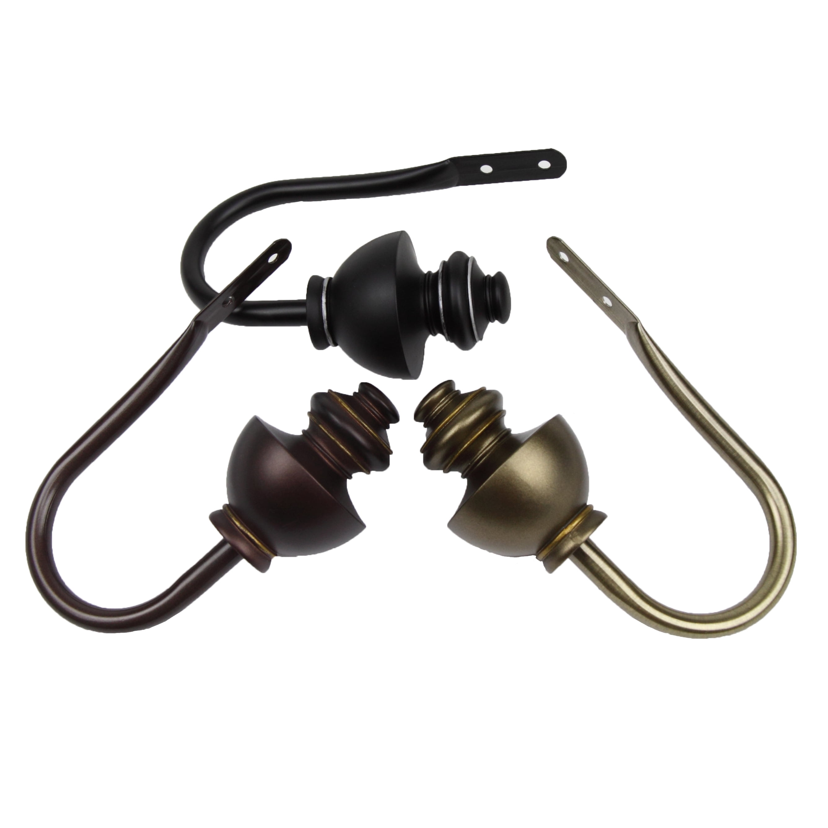 Paola Curtain Holdback Pair in Cocoa