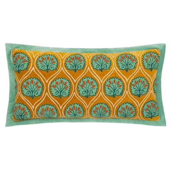 Paoletti Casa Embroidered Throw Pillow Cover