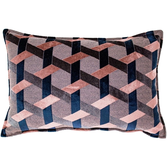 Paoletti Delano Lattice Throw Pillow Cover