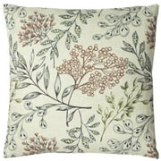 Paoletti Hedgerow Botanical Throw Pillow Cover