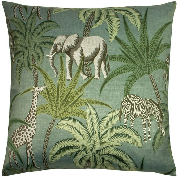 Paoletti Jungle Parade Throw Pillow Cover
