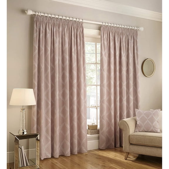 Paoletti Olivia Pencil Pleat Curtains