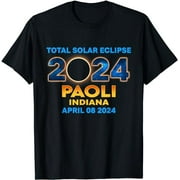 Paoli Indiana Eclipse 2024 Total Solar Eclipse T-Shirt